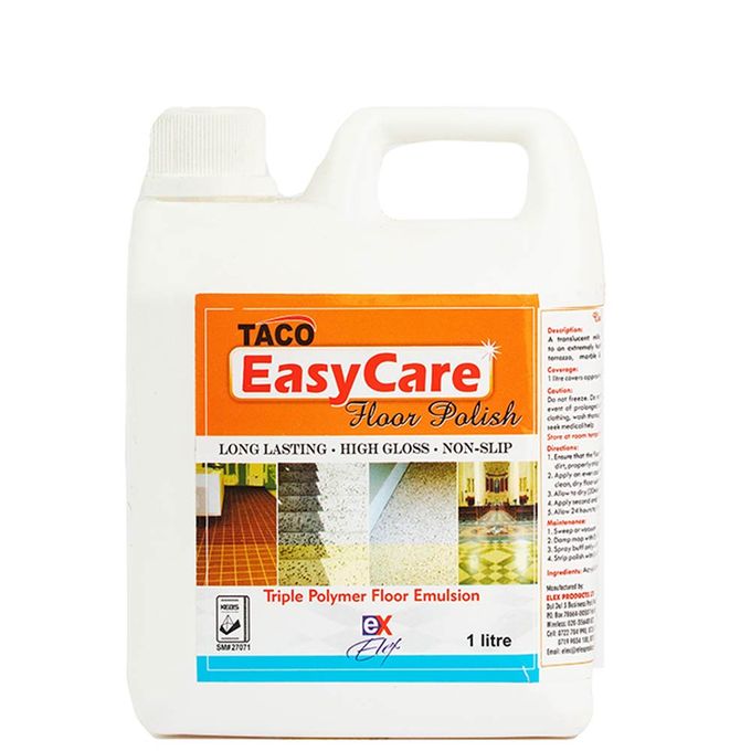 Taco Easycare Floor Polish (Emulsion) - 1 Ltr